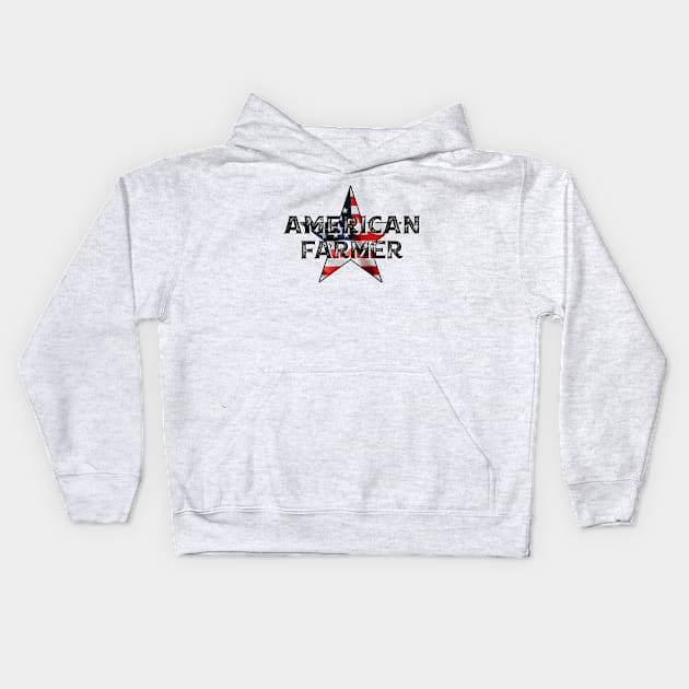 American Farmer Kids Hoodie by BlackGrain